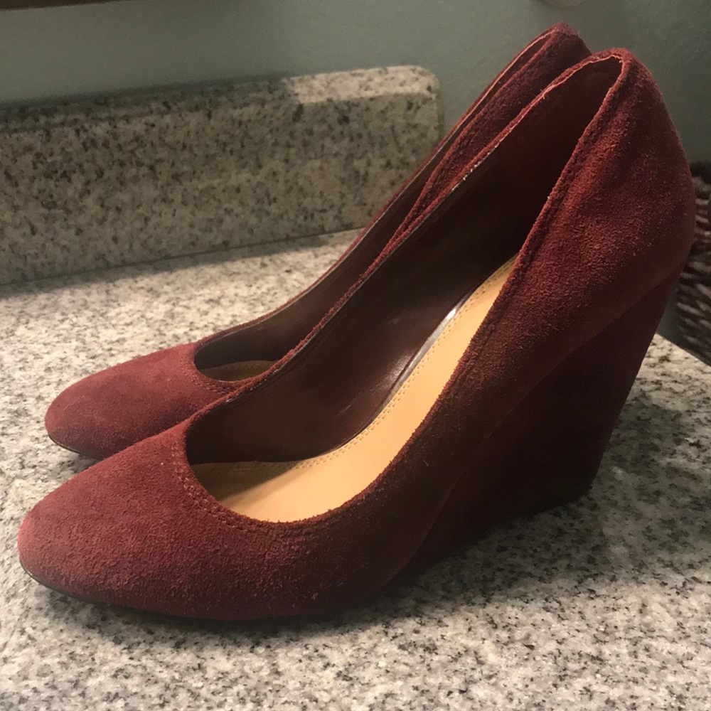 Jessica Simpson Suede Wedge Heel